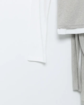 Waist tie camisole layered long-sleeve T-shirt