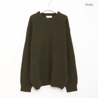 Oversized round knit