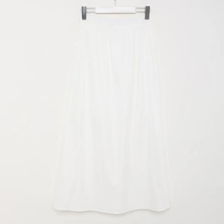 Center Cross Nylon Long Skirt