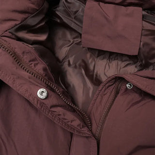 Ribbon Hooded Down Jumper
