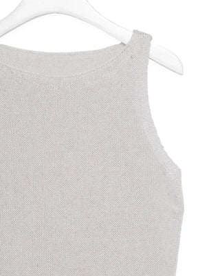 Linen knit sleeveless top