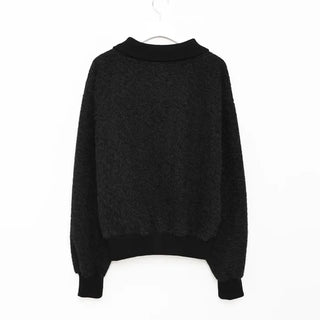 (Unisex) Winter High-Neck Boucle Jacket