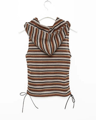 Border Hooded Sleeveless