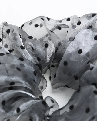 Sheer Dot Scrunchie