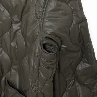 (Unisex) Quilted Button Jacket