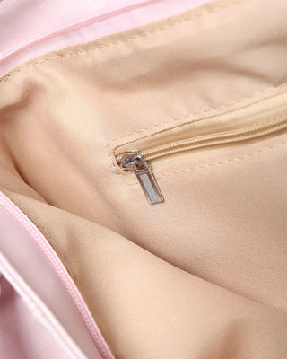 Side buckle point shoulder bag