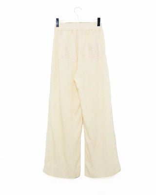 Side lace sweatpants