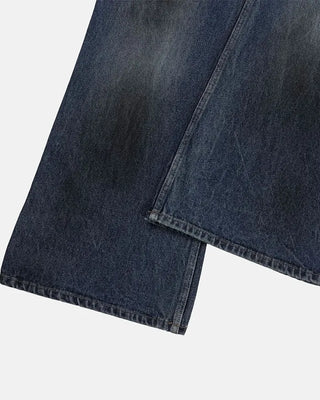 (Unisex) Dirty Wash Flare Denim