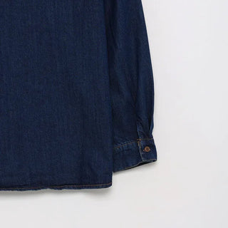 Patch pocket denim shirt