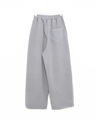 Wide cotton sweatpants