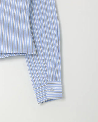 Striped Crop Long Sleeve Shirt