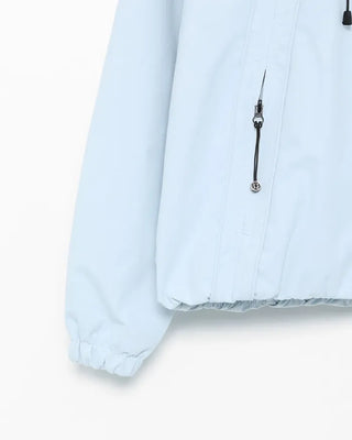Hooded windbreaker jacket