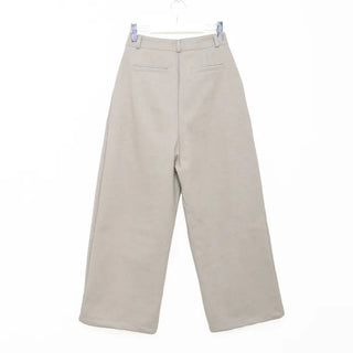 Two-pleat wide slacks