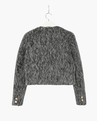 Gold button-point jacket