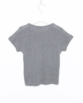 3 French Sleeve Cropped T-Shirt