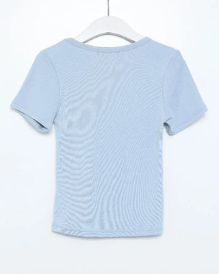 Basic Color Round T-Shirt