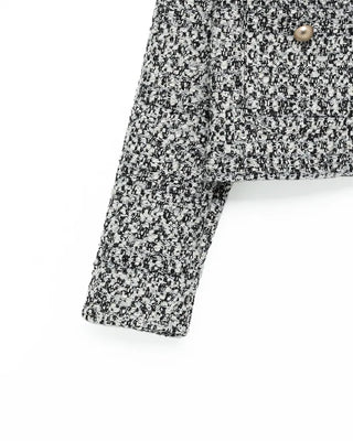 Tweed round jacket