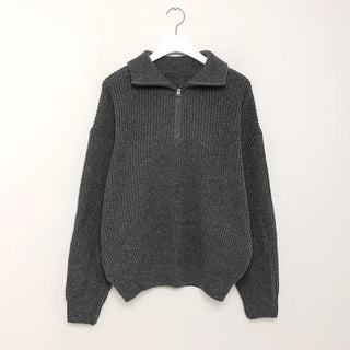 (Unisex) Half-Zip Knit