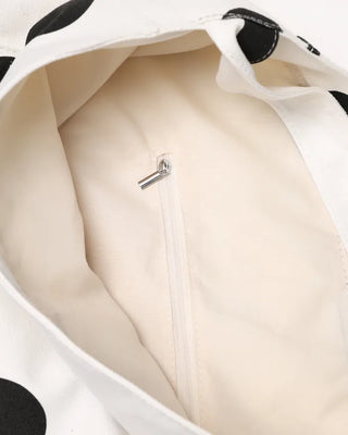 Big canvas shoulder bag