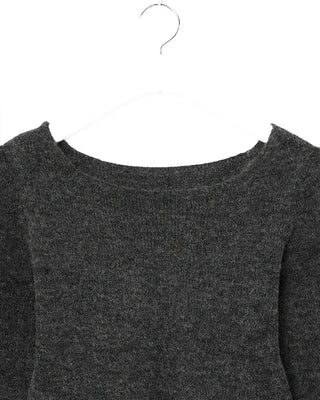 Mohair Mix Long Flare Sleeve Knit