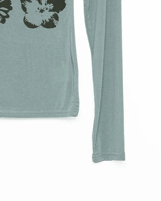 Flower Print Slim Fit T-Shirt