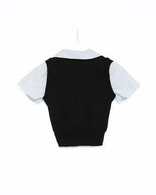 Best layered cropped shirt