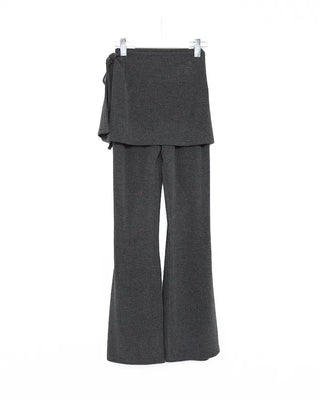 Wrap skirt pants