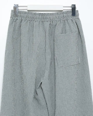 Checked parachute pants