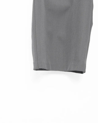 Two-tone elastic waist slacks