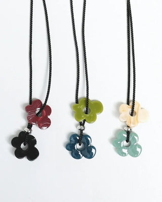 Double Flower Necklace