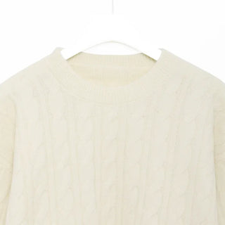 Twisted Cropped Knit