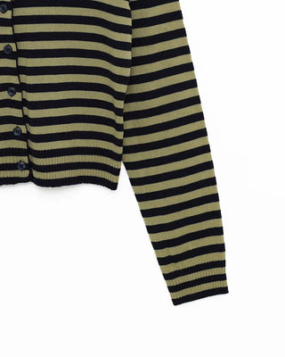 Ribbed Border Basic Fit Cardigan