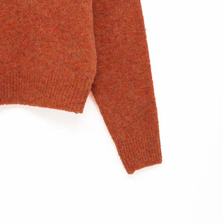 Round cropped knit