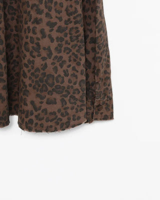 (Unisex) Leopard Half Coat
