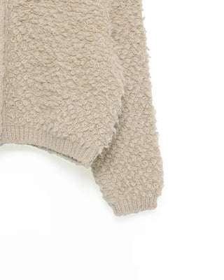 Boucle V-neck cardigan