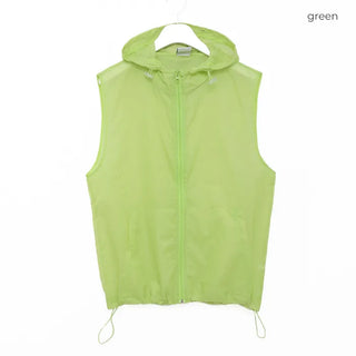 (Unisex) Square Hooded Light Anorak Vest