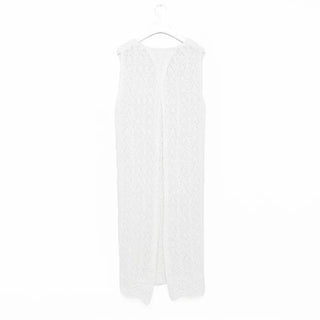 Perforated Long Knit Dress