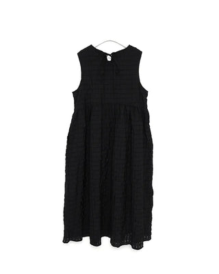 Embossed long dress