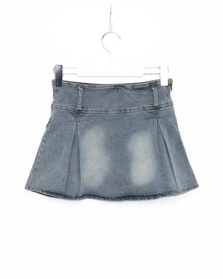 Ribbon pocket mini skirt