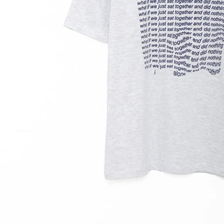 (Unisex) Color Lettering Short-Sleeve T-Shirt