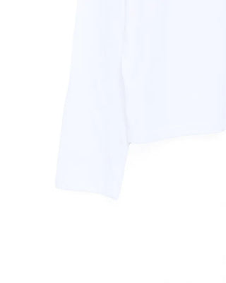 Off-shoulder cotton T-shirt