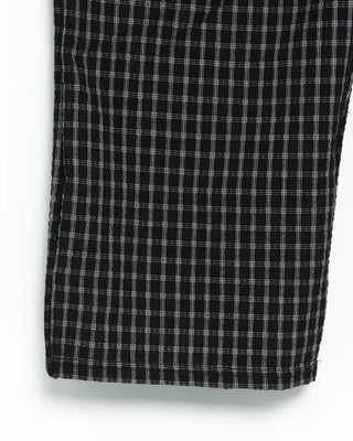 Checked parachute pants