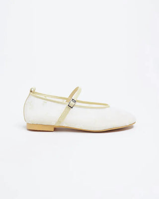 See-through Mary Jane Flats