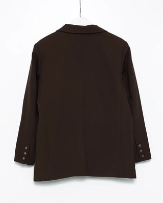 Tailored collar single overjacket