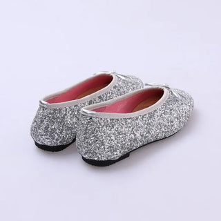 Sequin flat shoes