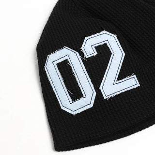 Numbered Short Beanie