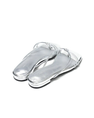 Strap Square Toe Slippers