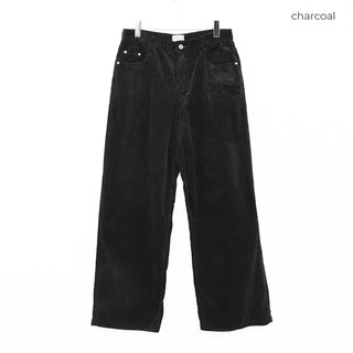 Corduroy wide-leg pants