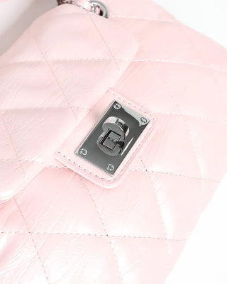 Quilted buckle mini shoulder bag