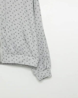 Flower Pattern Hoodie & Pants Set